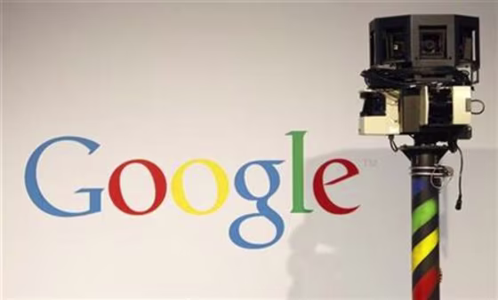 A camera used for Google street view is pictured at the CeBIT computer fair in Hanover