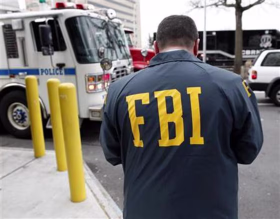An FBI Special Agent is seen in Queens, New York March 25, 2010.