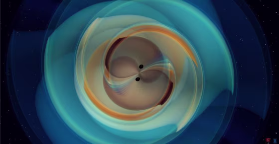 Image: Binary black hole