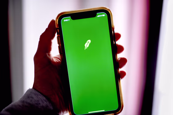 Robinhood on a smartphone on Dec. 18, 2020.