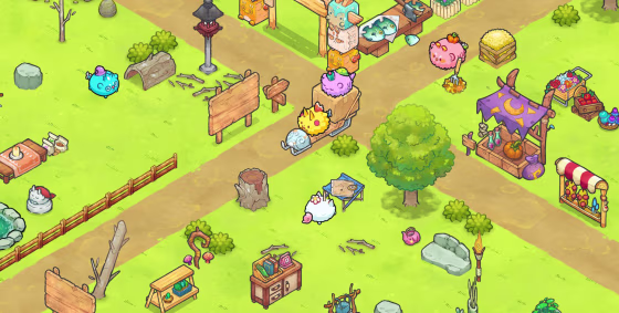 Image: In late November, a plot of virtual real estate sold for $2.3 million on play-to-earn NFT game Axie Infinity. It was the largest amount paid for digital land to date.