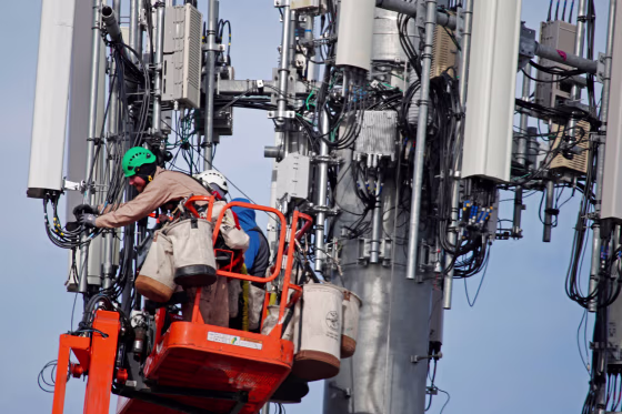 Image: 5G cell tower