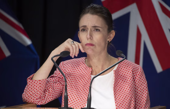 Image: New Zealand Prime Minister Jacinda Ardern Gives Omicron Update