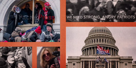 Images taken from court documents show Jan. 6 defendant Gina Bisignano at the Capitol last year.