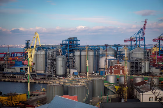 Image: Odessa, Ukraine oil and gas terminal