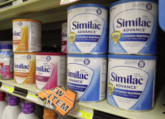 Certain batches of Similac infant formula, produced by Abbott Laboratories, were recalled in 2022 after complaints that they were contaminated with a potentially deadly bacterium.