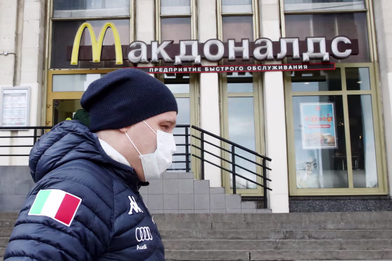 Image: McDonald's restaurant in Moscow