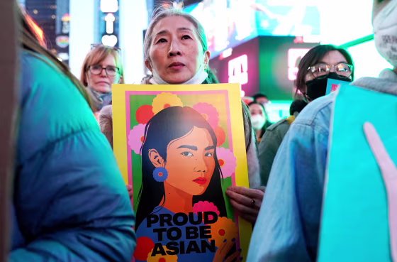 Justice for Asian Women Rally in Times Square