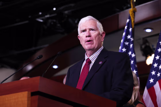 Rep. Mo Brooks, R-Ala., speaks on Capitol Hill on June 15, 2021.