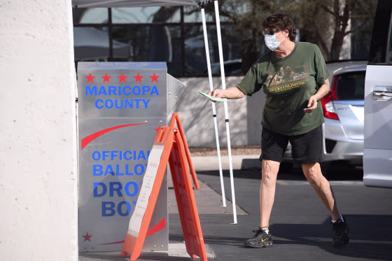 Image: Arizona mail-ballot drop