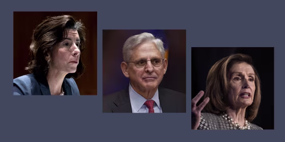 Gina Raimondo, Merrick Garland and Nancy Pelosi have tested positive for Covid-19.