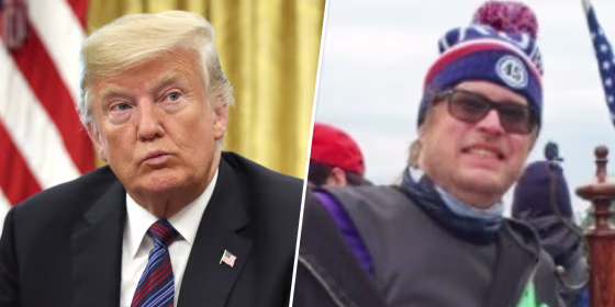 Donald Trump and Dustin Thompson.
