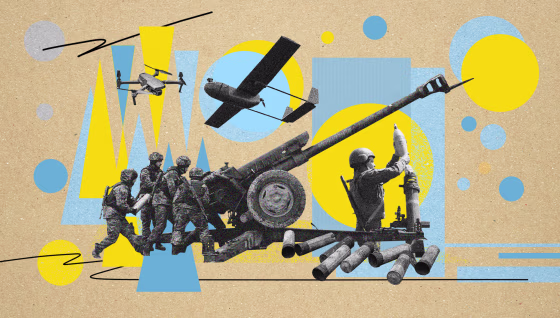 Modern artillery combined with drones have helped Ukraine push back on Russia's invasion.