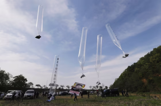 North Korean defectors have for years been releasing balloons carrying messages condemning leader Kim Jong Un over the border.