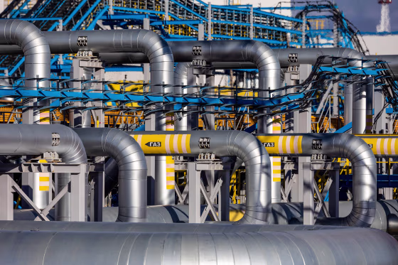 A Gazprom facility in Sakha Republic, Russia, on Oct. 11, 2021.