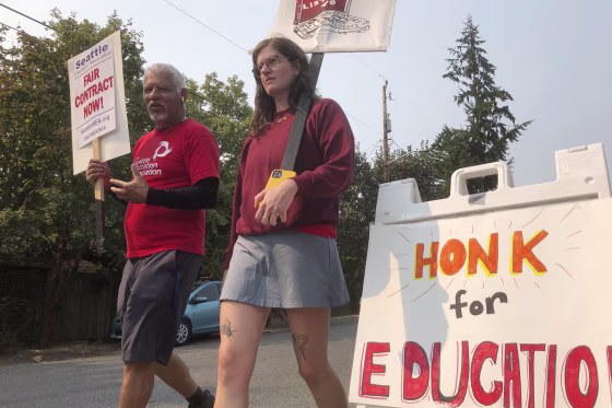 Image: Teacher's strike