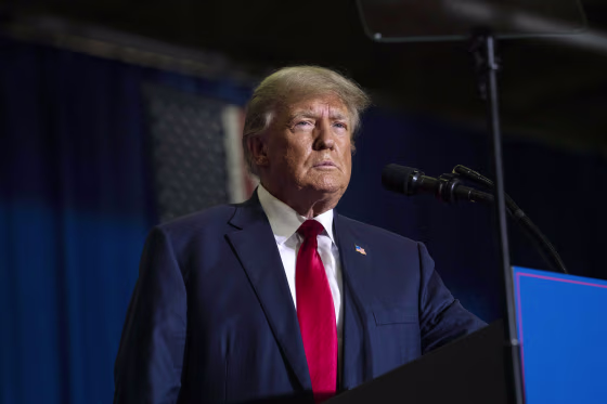 Image: Former President Donald Trump Holds Rally in Warren, Michigan