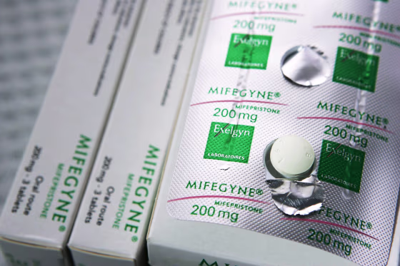 Abortion Pill AUCKLAND, NEW ZEALAND - FEBRUARY 17: The abortion drug Mifepristone, also known as RU486, is pictured in an abortion clinic February 17, 2006 in Auckland, New Zealand. The drug, which has been available in New Zealand for four years and is used in many countries around the world, is expected to be available to Australian women within a year after parliament yesterday approved a bill which transfers regulatory control of the drug to the Therapeutic Goods Administration, a government body of scientists and doctors that regulates all other drugs in Australia. (Photo by Phil Walter/Getty Images)
