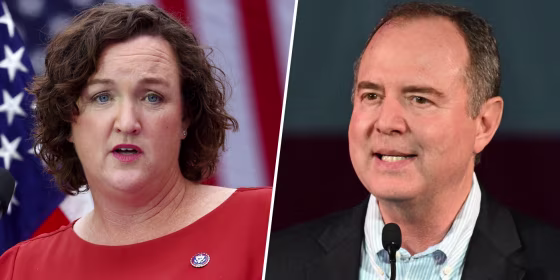 Katie Porter and Adam Schiff