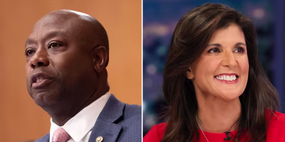 Tim Scott and Nikki Haley.
