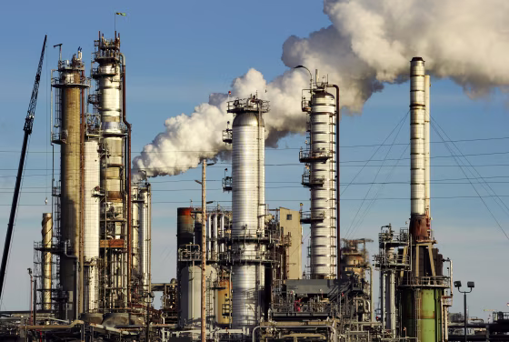 Tesoro Oil Refinery, Anacortes, Washington State, USA