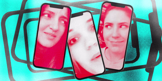 Photo Illustration: A collage of TikTok content creators