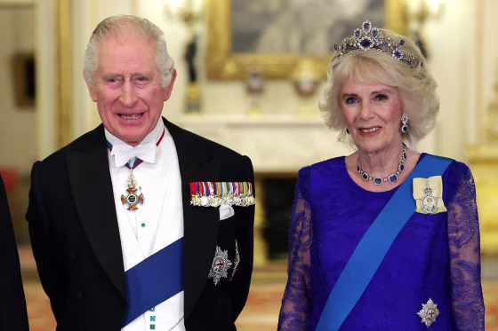 Britain's King Charles III and Queen Consort Camilla.