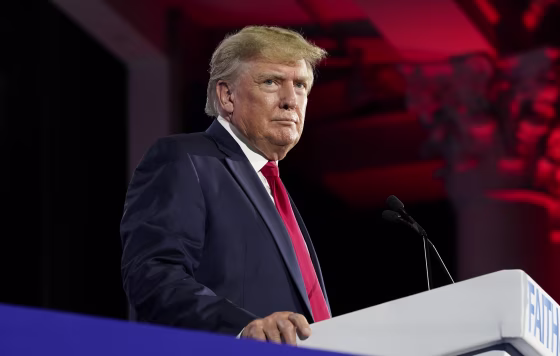 Donald Trump at the Road to Majority conference in Nashville, Tenn.