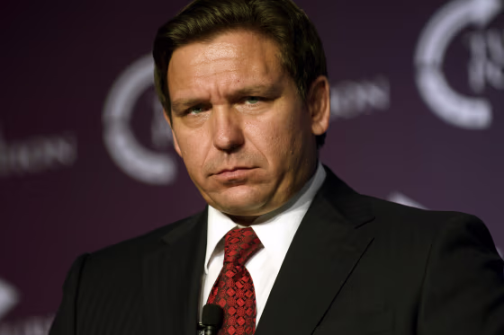 Ron DeSantis at a rally for Doug Mastriano in Pittsburgh,