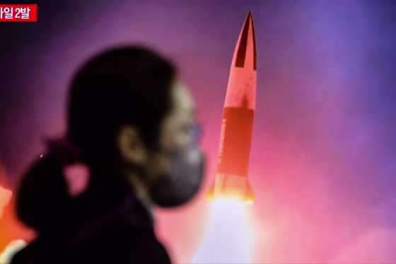 Image: SKOREA-NKOREA-MILITARY-MISSILE