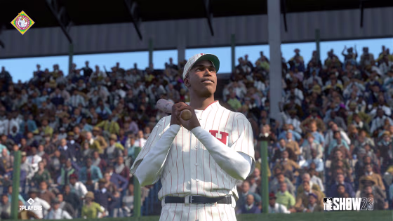 Image: A digital rendering of Cuban baseball player Martín Dihigo from the game MLB The Show 23.