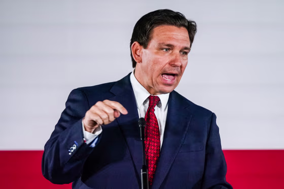 Florida Gov. Ron DeSantis speaks in Smyrna, Ga., on March 30, 2023.