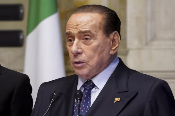 Former Italian Premier Silvio Berlusconi.