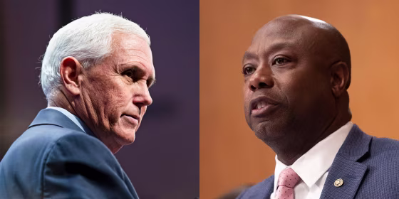 Mike Pence and Tim Scott.
