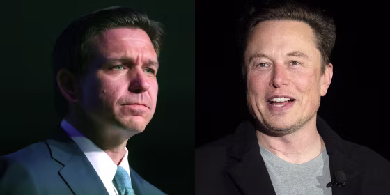 Ron Desantis and Elon Musk.