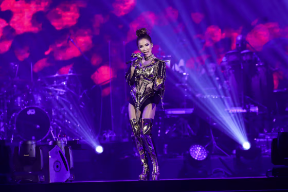 Coco Lee performs in Taipei, Taiwan