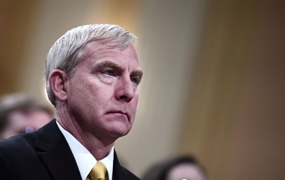 Richard Donoghue during a hearing with the House Select Committee