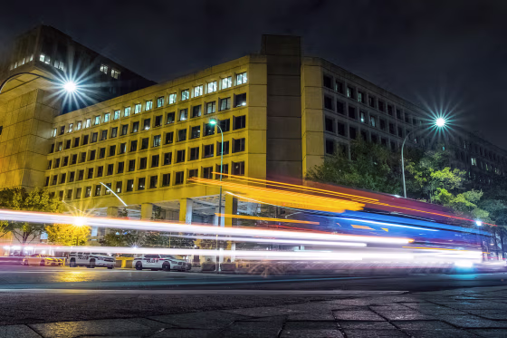The FBI's headquarters in Washington.