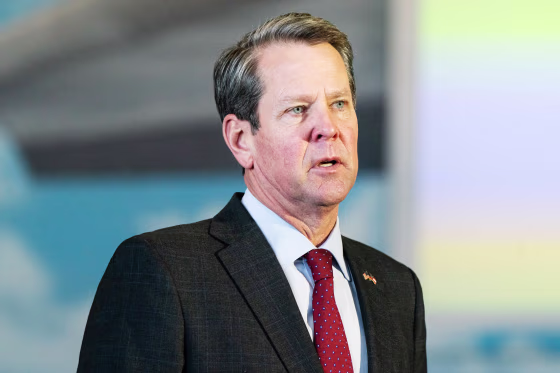 Image: Governor Brian Kemp Tours Delta Mass Vaccination Site
