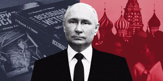 Vladimir Putin has revised Russian history with the release of a new series of high school textbooks. 