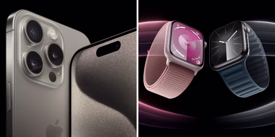 The iPhone 15 Pro is made of titanium instead of steel, leading to a lighter, stronger phone, according to Apple.