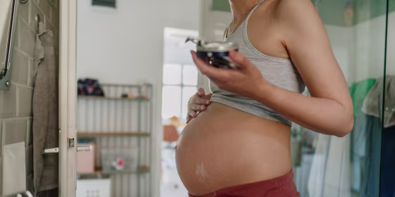 While there’s nothing you can do about the genetic component of stretch marks, our experts say to look for products that support your skin barrier.