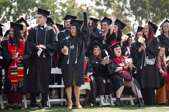 Los Angeles Students Receive AA Degrees From Community College