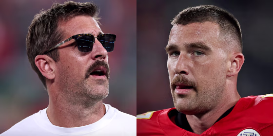 Aaron Rodgers and Travis Kelce.