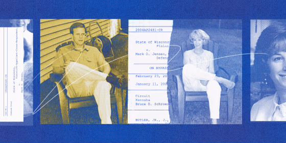 Collage of Julie Jensen and Mark Jensen 