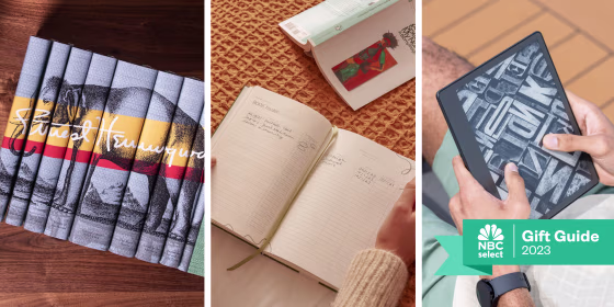 Make their holiday dreams come true with a special set of book jackets, a journal to track their reading progress or a new Kindle.