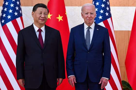 President Joe Biden and Chinese President Xi Jinping at the G20 Summit in Indonesia.