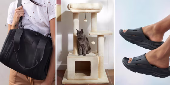 NBC Select editors share their favorite purchases from Black Friday and Cyber Monday including a Dagne Dover carryall, a faux fur cat tree and Hoka recovery slides.