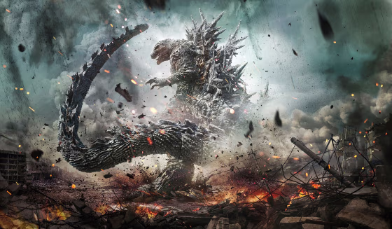 A scene from "Godzilla Minus One."