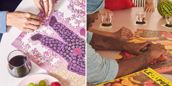 Experts recommend puzzles as a soothing way to engage your mind while relaxing.